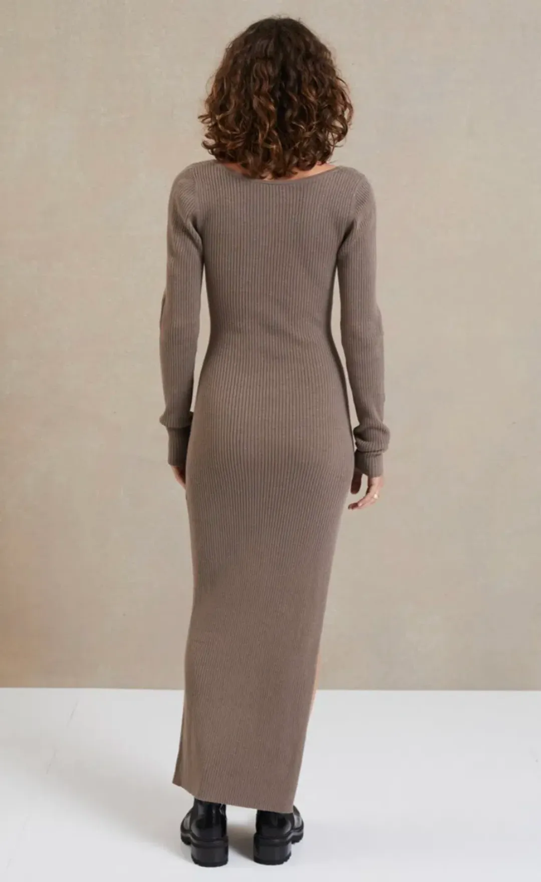 Bec and Bridge Silt Riviera Long Sleeve Dress Gray Size 12  for rent on The Volte - main image