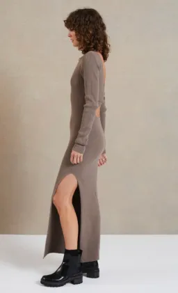 Bec and Bridge Silt Riviera Long Sleeve Dress Gray Size 12  for rent on The Volte - image 3