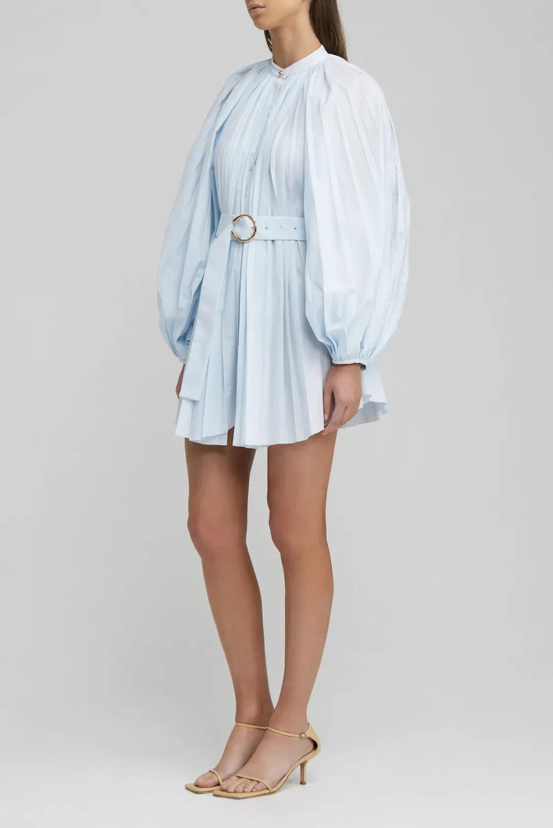 Acler Margot Mini Dress Blue Size 10 for rent on The Volte - main image