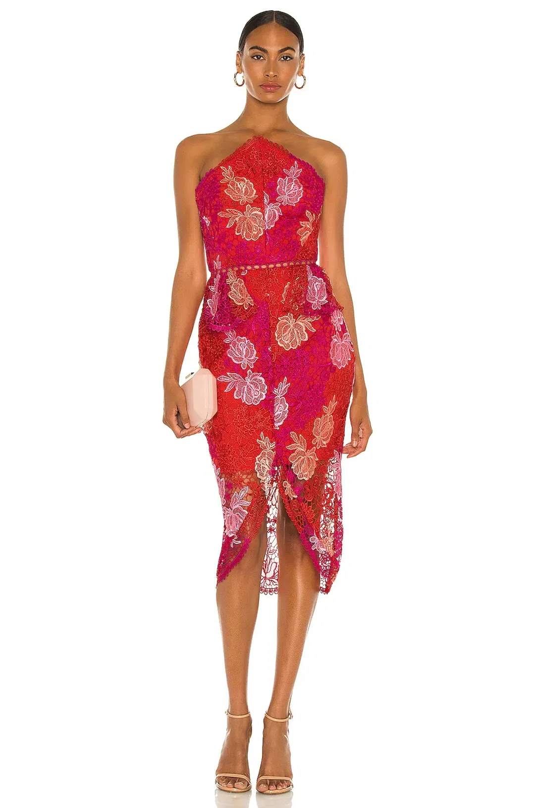 Elliatt Times Dress Pink Size 10 for rent on The Volte - main image