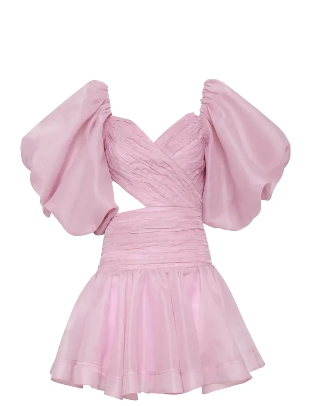 Aje Myriad Cut Out Mini Dress Lilac Purple Size 6 for rent on The Volte - main image