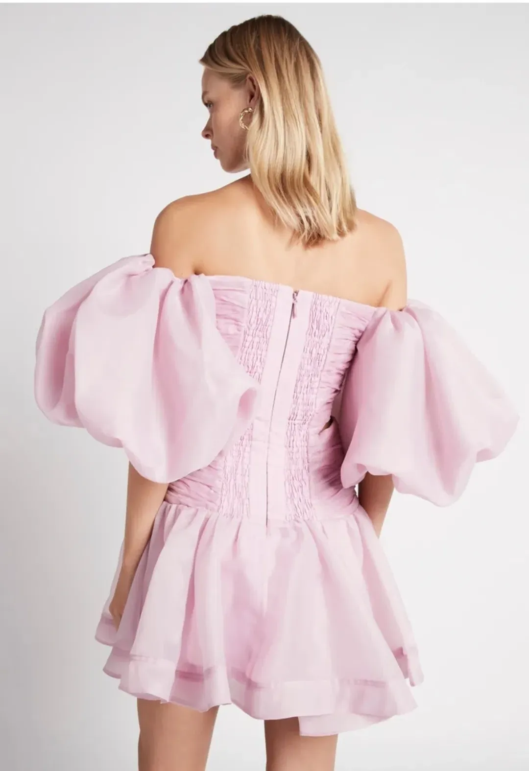 Aje Myriad Cut Out Mini Dress Lilac Purple Size 6 for rent on The Volte - main image