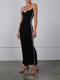 Paris Georgia Heart Maxi Dress Black Size 8 for rent on The Volte - image 1