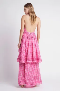 Aje Bungalow Sienna Dress Pink Size 10 for rent on The Volte - image 4