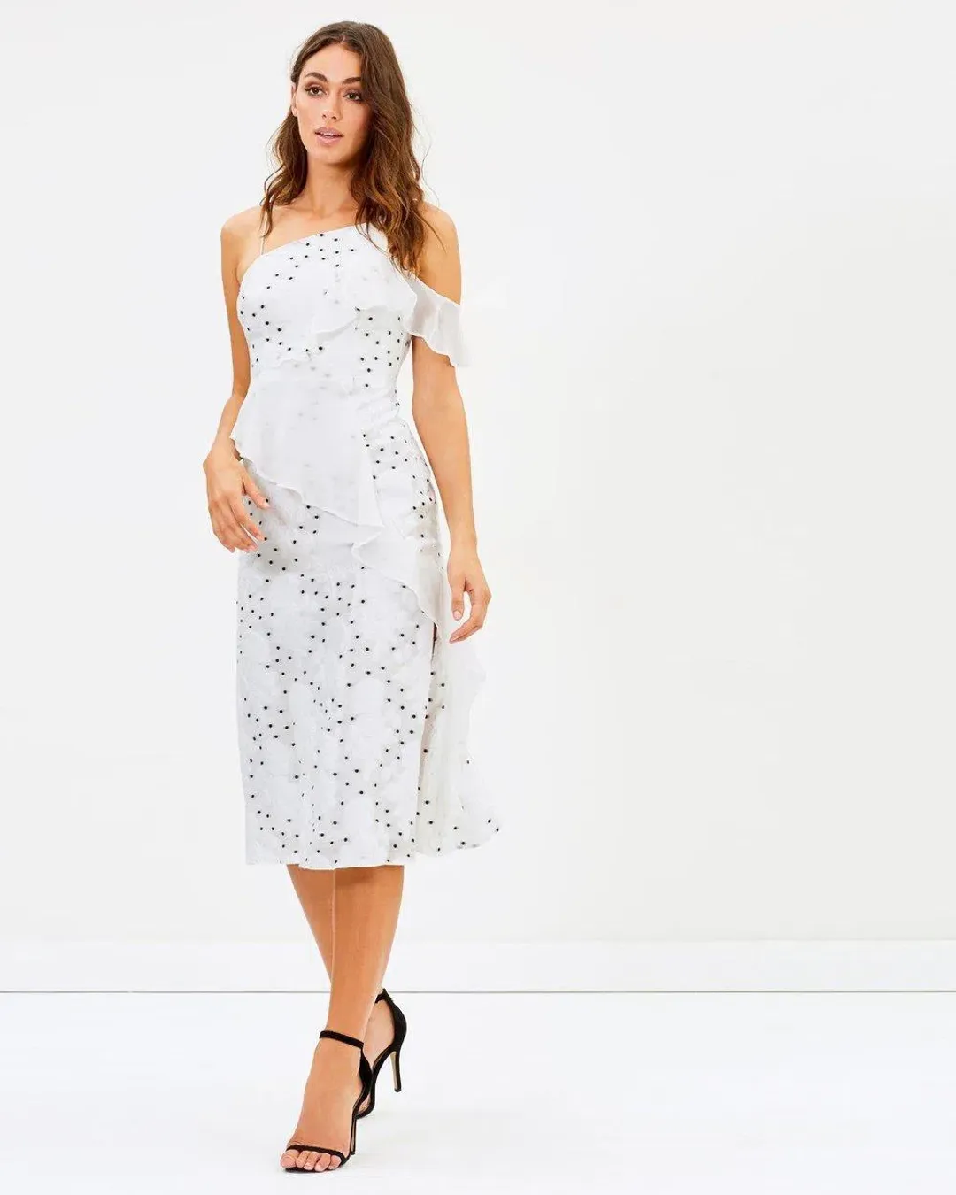 La Maison Talulah Associates Midi Dress White Size XS/ AU 6 for rent on The Volte - main image