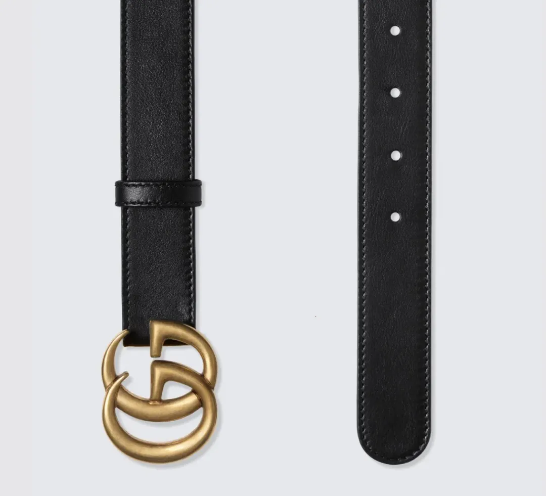 Leather Belt with Double G Buckle for rent on The Volte - main image
