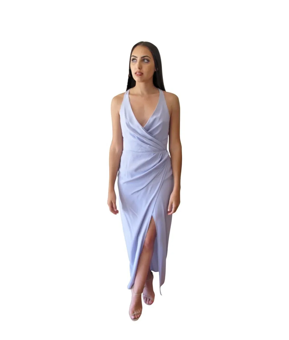 Zimmermann Silk Drape Dress Purple Size 6 for rent on The Volte - main image