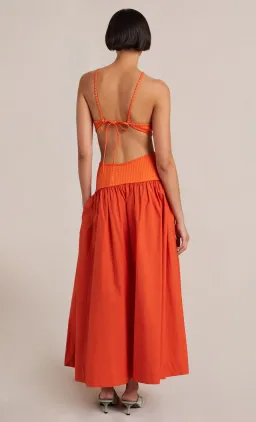 Bec and Bridge Ula Cut Out Maxi Dress Orange Size 8 for rent on The Volte - image 3