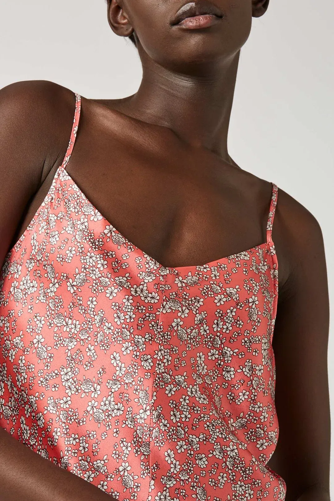 Scanlan Theodore Silk Mini Floral Slip Dress Print Size 8 for rent on The Volte - main image