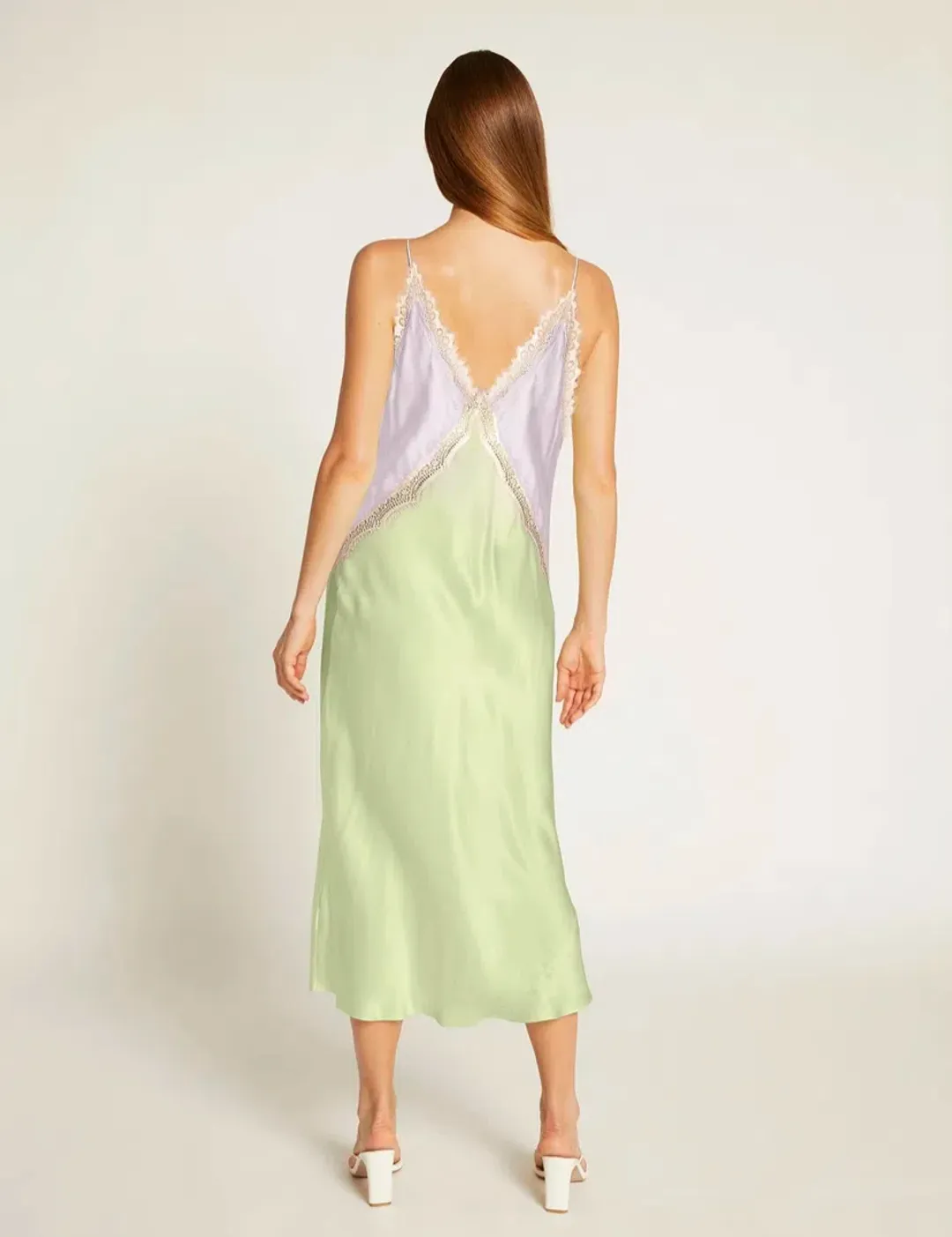 Ginia Sadie Dress Green Size 8 for rent on The Volte - main image