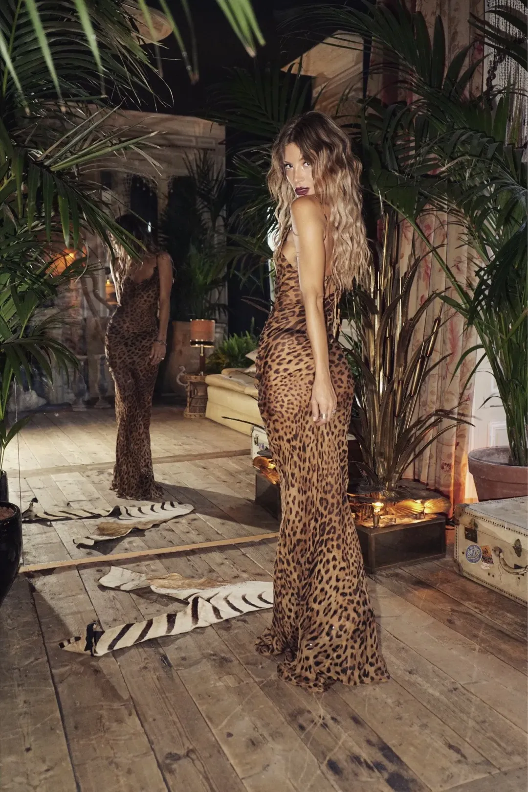 Rat & Boa Valentina Dress Print Size 8  for rent on The Volte - main image