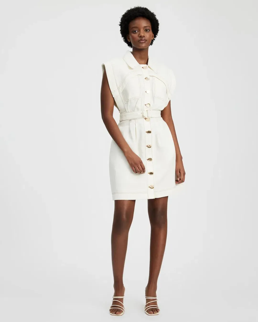 Acler Westcroft Dress White Size 8 for rent on The Volte - main image