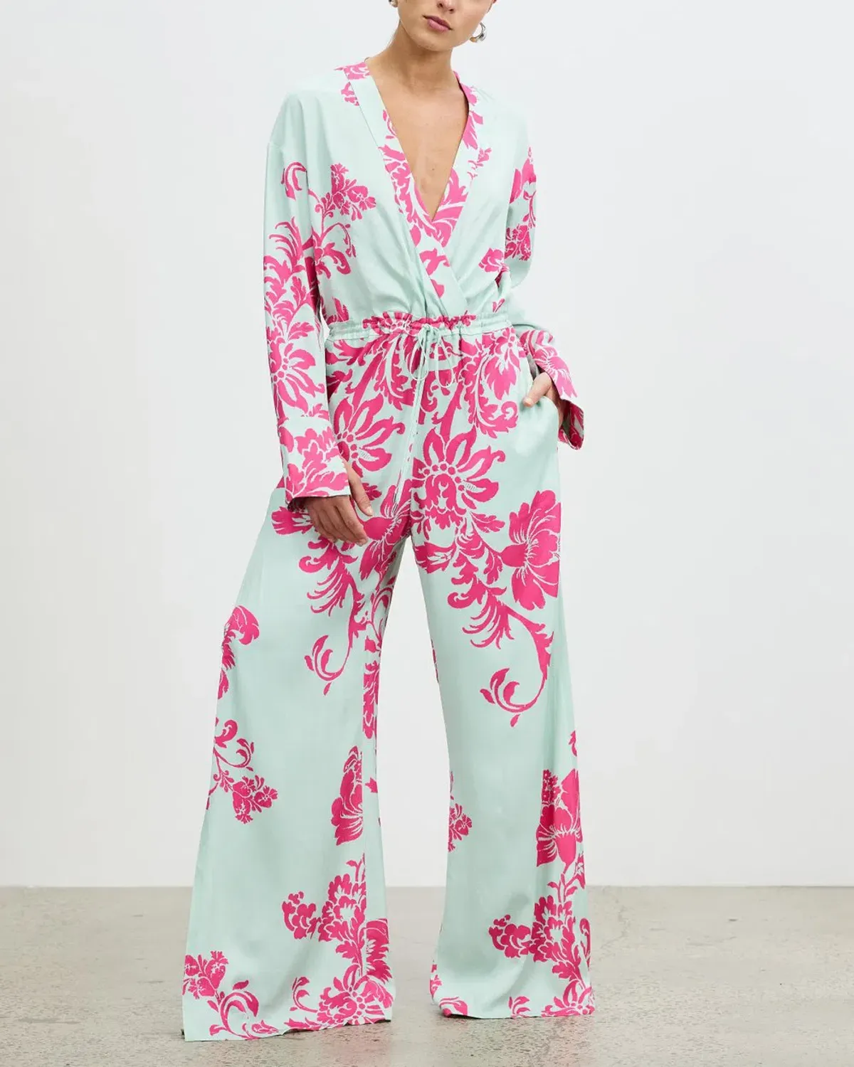 Sass & Bide Sweet Mercy Jumpsuit Print Size 6 for rent on The Volte - main image
