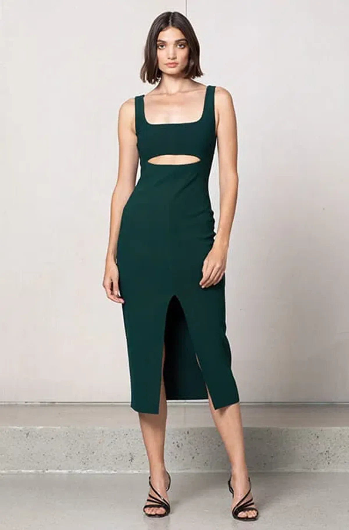 Bec & Bridge Margaux Mouth Dress Green Size 8 for rent on The Volte - main image