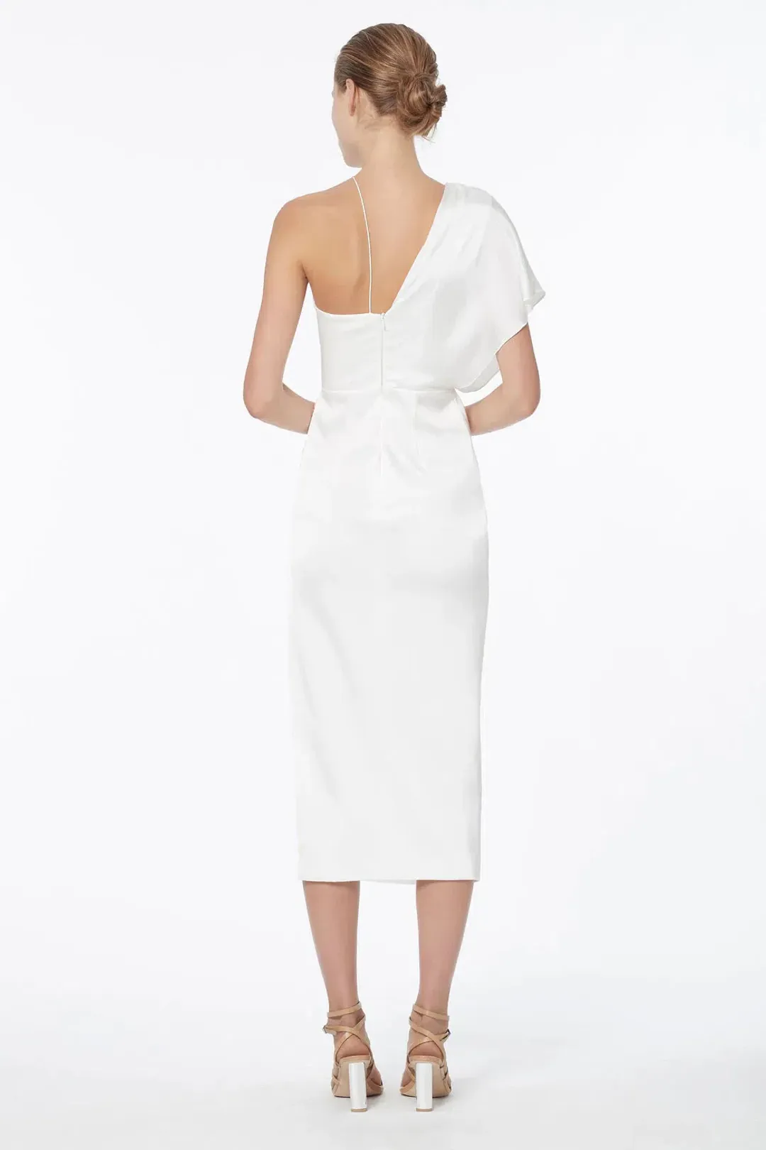 Manning Cartell Miami Heat Asymmetric Dress White Size AU 16 for rent on The Volte - main image