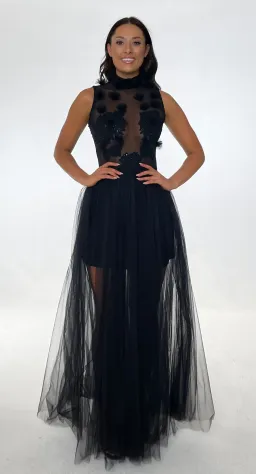 Jonte Dreamer Gown Black Size 6 for rent on The Volte - image 2