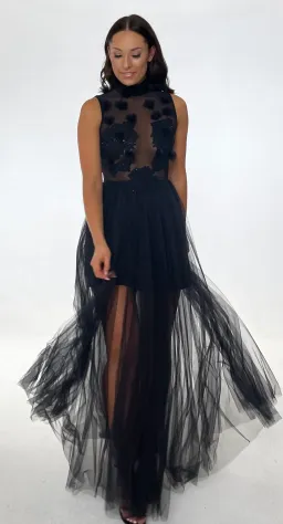 Jonte Dreamer Gown Black Size 6 for rent on The Volte - image 1