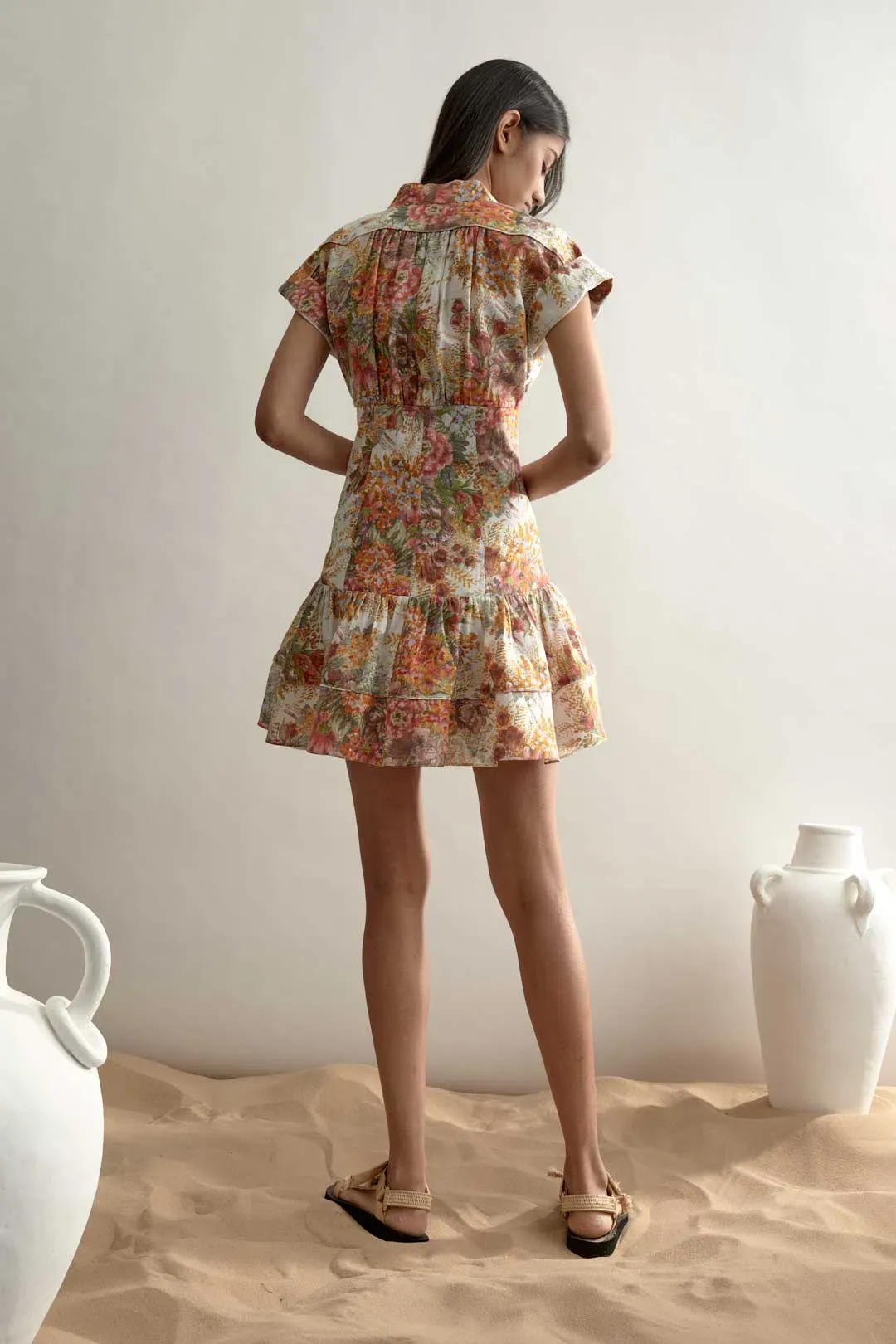 Alémais Sylvia Mini Dress Pastel Print Size 6 for rent on The Volte - main image