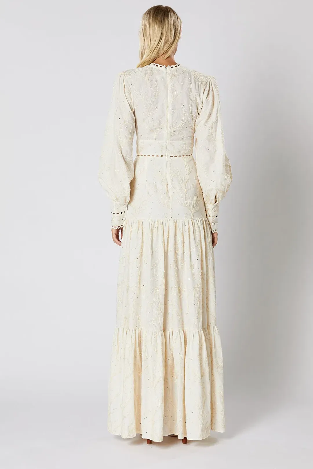 Winona Genevieve Dress Cream Size S for rent on The Volte - main image