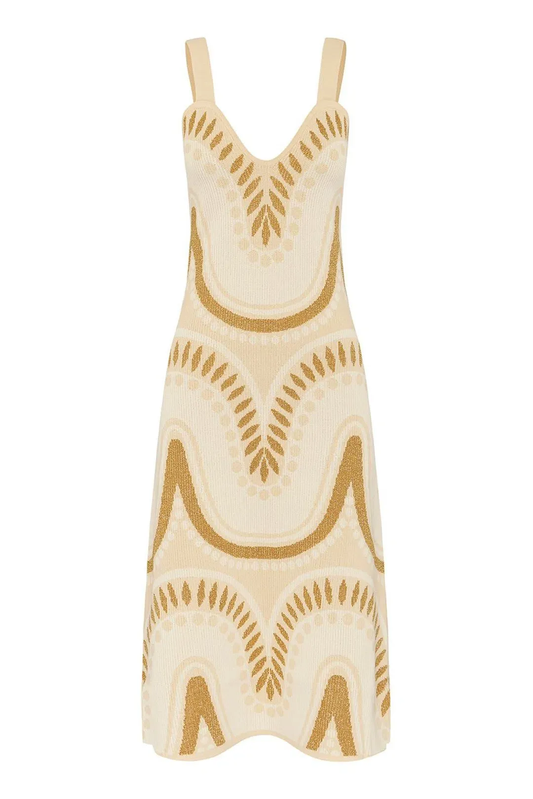 Alice McCall Windswept Midi Dress Yellow Size 6 for rent on The Volte - main image