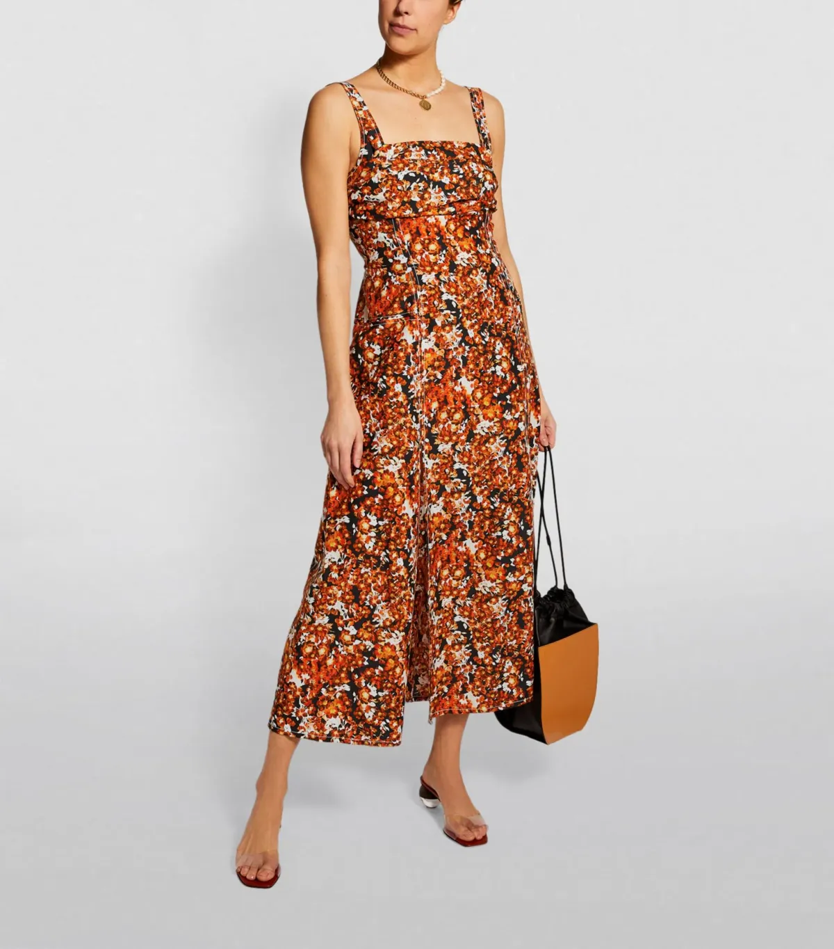 Camilla and Marc Asterid Midi Dress Print Size 10  for rent on The Volte - main image