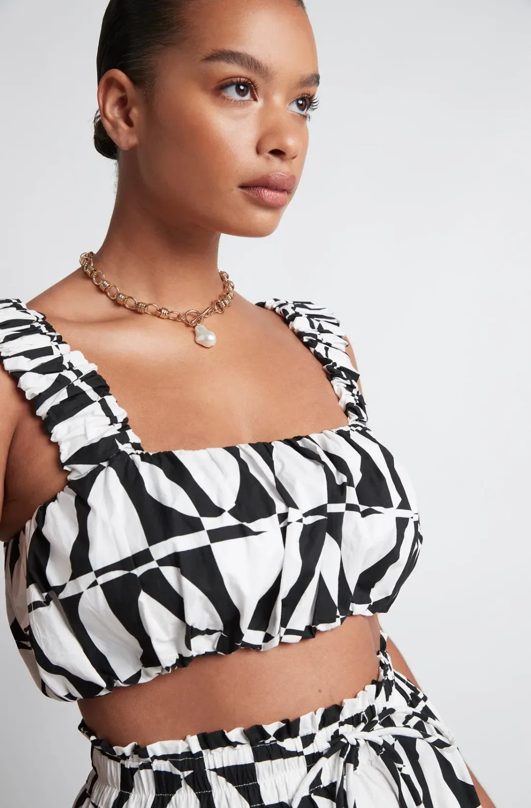 Sheike Heartbreaker Set Top & Skirt Print Size 10 and 8 for rent on The Volte - main image