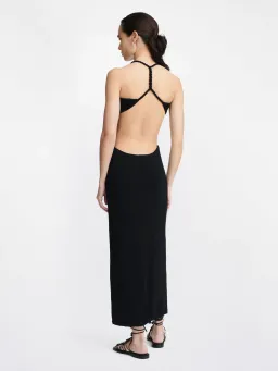 Dion Lee V Neck Rope Dress Black Size 4 for rent on The Volte - image 2