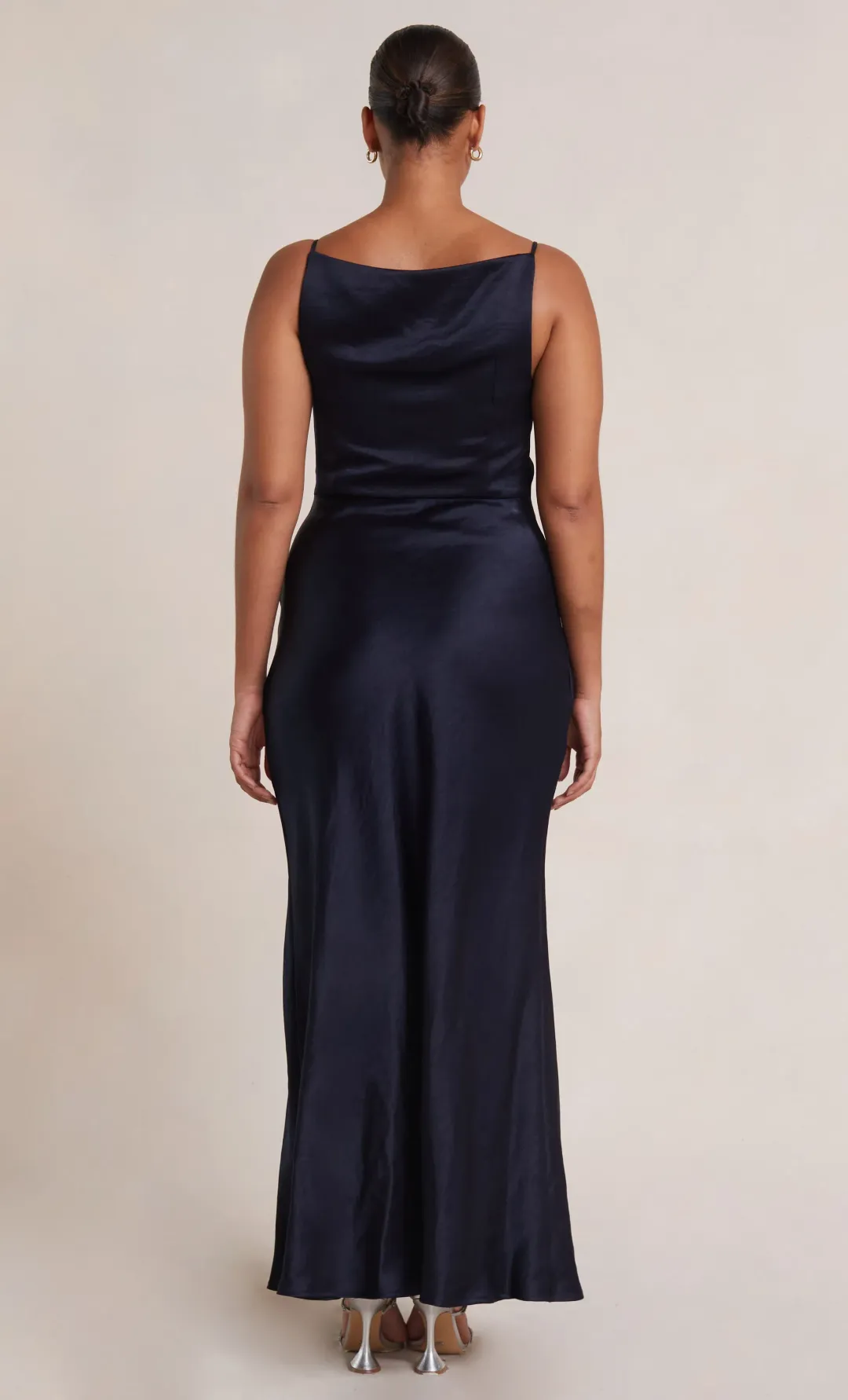 Bec & Bridge The Dreamer Maxi Dress Navy Size 16  for rent on The Volte - main image