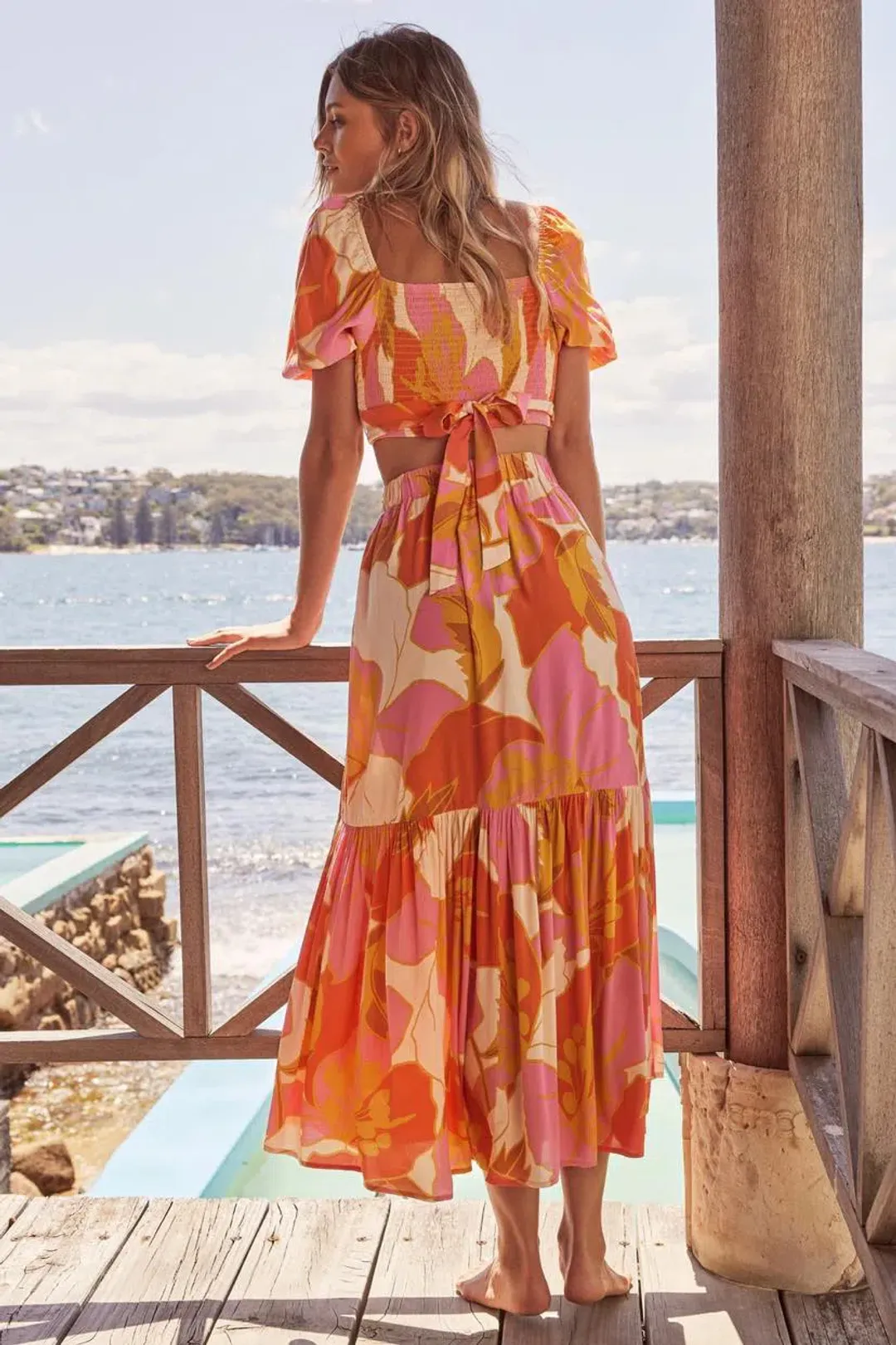 Mister Zimi Yasmin Skirt and Luisa Top in Tahiti Size AU 12  for rent on The Volte - main image