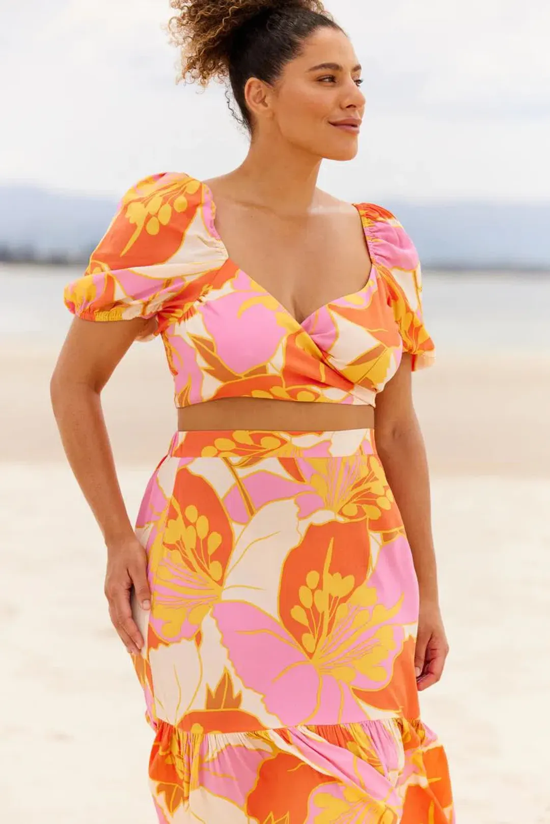Mister Zimi Yasmin Skirt and Luisa Top in Tahiti Size AU 12  for rent on The Volte - main image