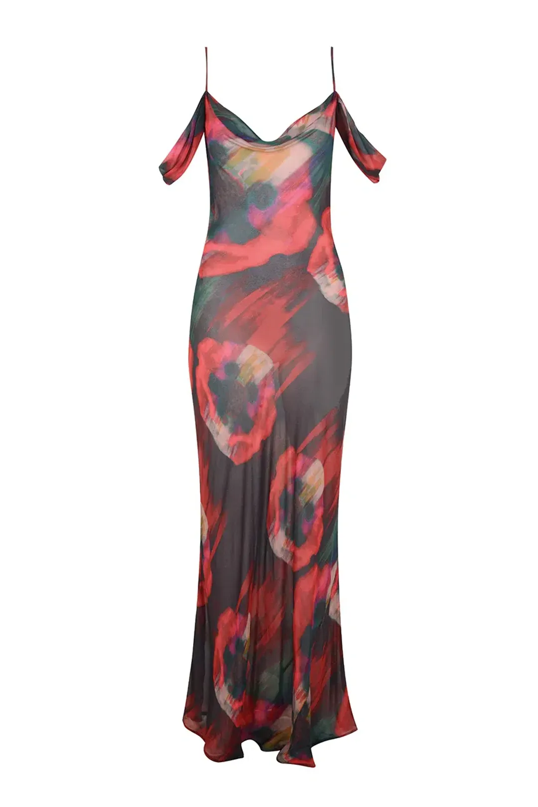 Rat and Boa Adriana Dress Black/Red Size 8 for rent on The Volte - main image