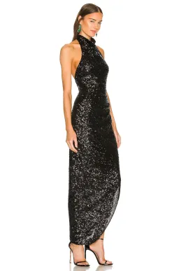 Amanda Uprichard Samba Gown Black Size 8  for rent on The Volte - image 2