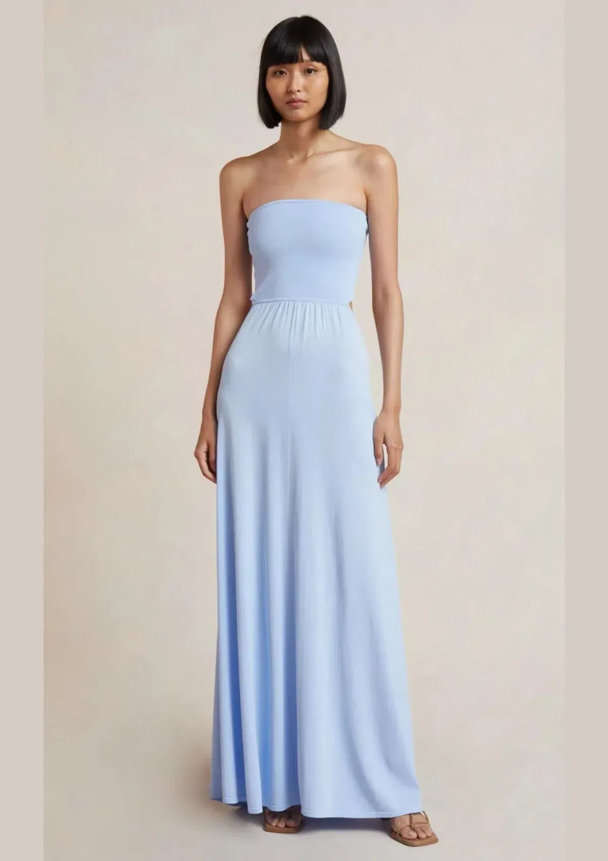 Bec & Bridge Miranda Knit Dress Blue Size 8 for rent on The Volte - main image