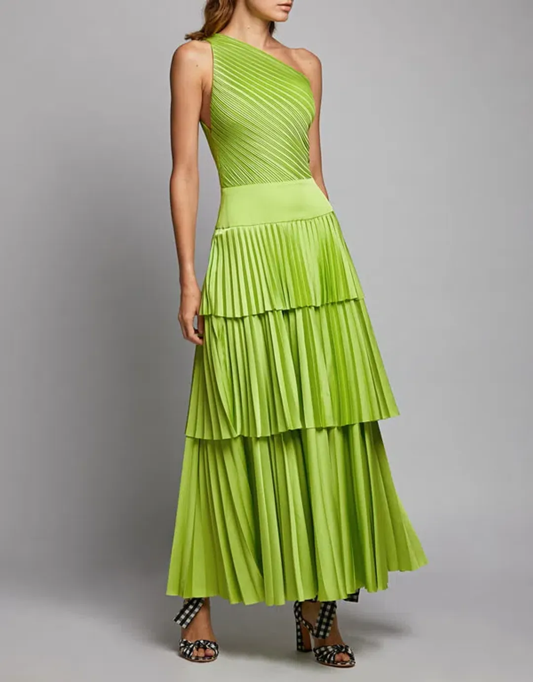 Solace London Larissa Dress Green Size 14 for rent on The Volte - main image