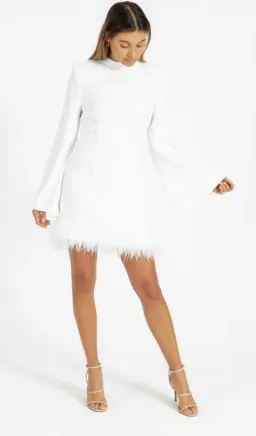 Elliatt Aniyah Dress White Size 10 for rent on The Volte - image 1