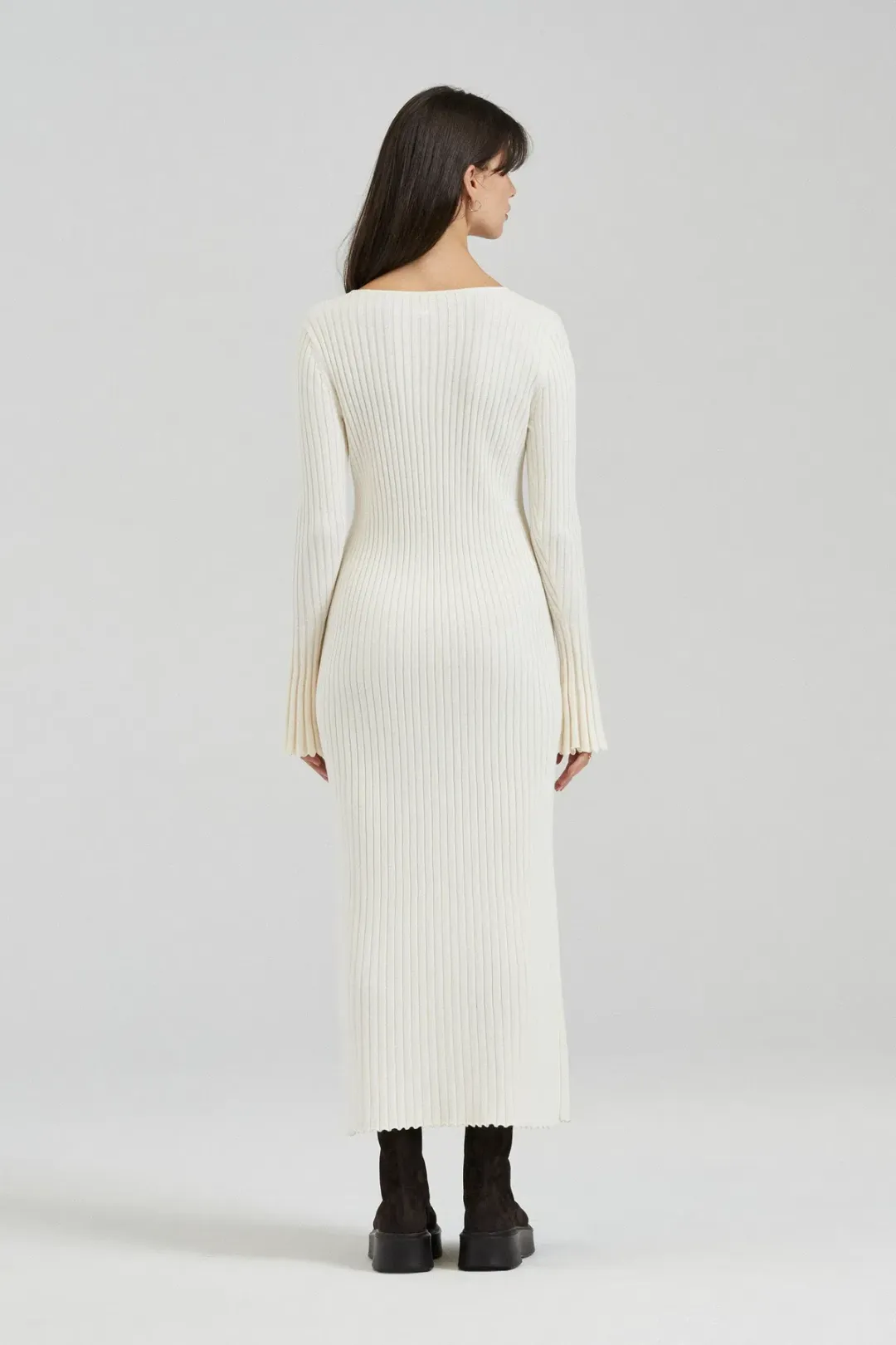 Friends with Frank The Cleo Dress Cream Size M  for rent on The Volte - main image