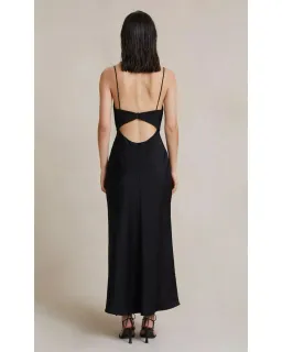 Bec & Bridge Valerie Midi Dress Black Size AU 8 for rent on The Volte - image 3