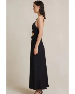 Bec & Bridge Valerie Midi Dress Black Size AU 8 for rent on The Volte - image 2