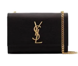 Saint Laurent Kate Textured Leather Handbag Black for rent on The Volte - image 2