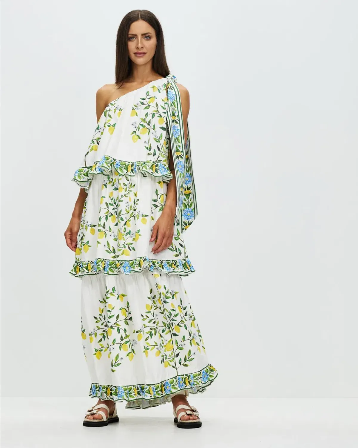Binny You & Me in Capri Maxi Dress Print Size 12 for rent on The Volte - main image