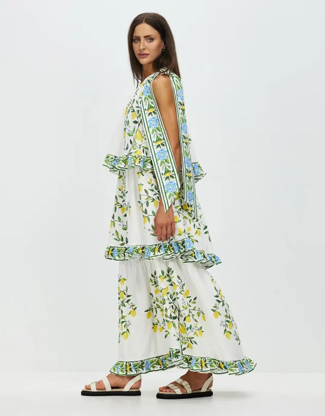 Binny You & Me in Capri Maxi Dress Print Size 12 for rent on The Volte - main image