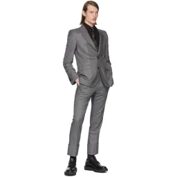 Givenchy Black & White Silk Pinstripes Tie for rent on The Volte - image 1