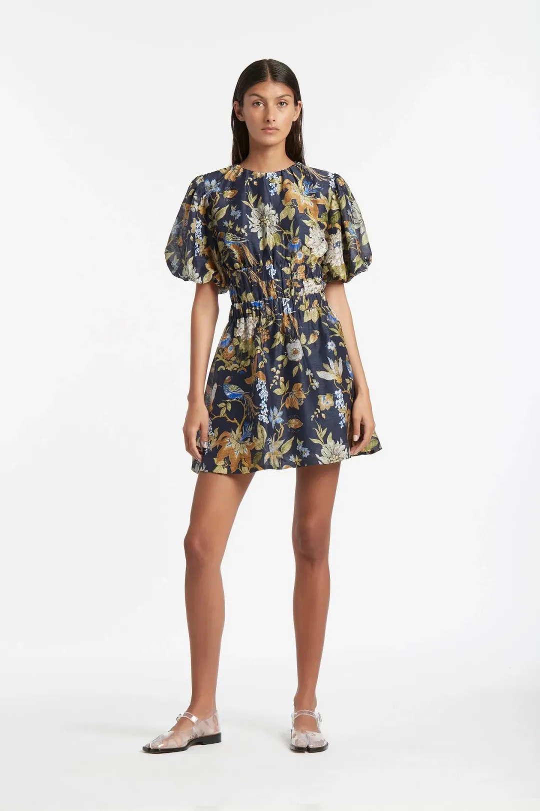 Sir the Label Lilian Open Back Mini Dress Print Size 3 / AU 12 for rent on The Volte - main image