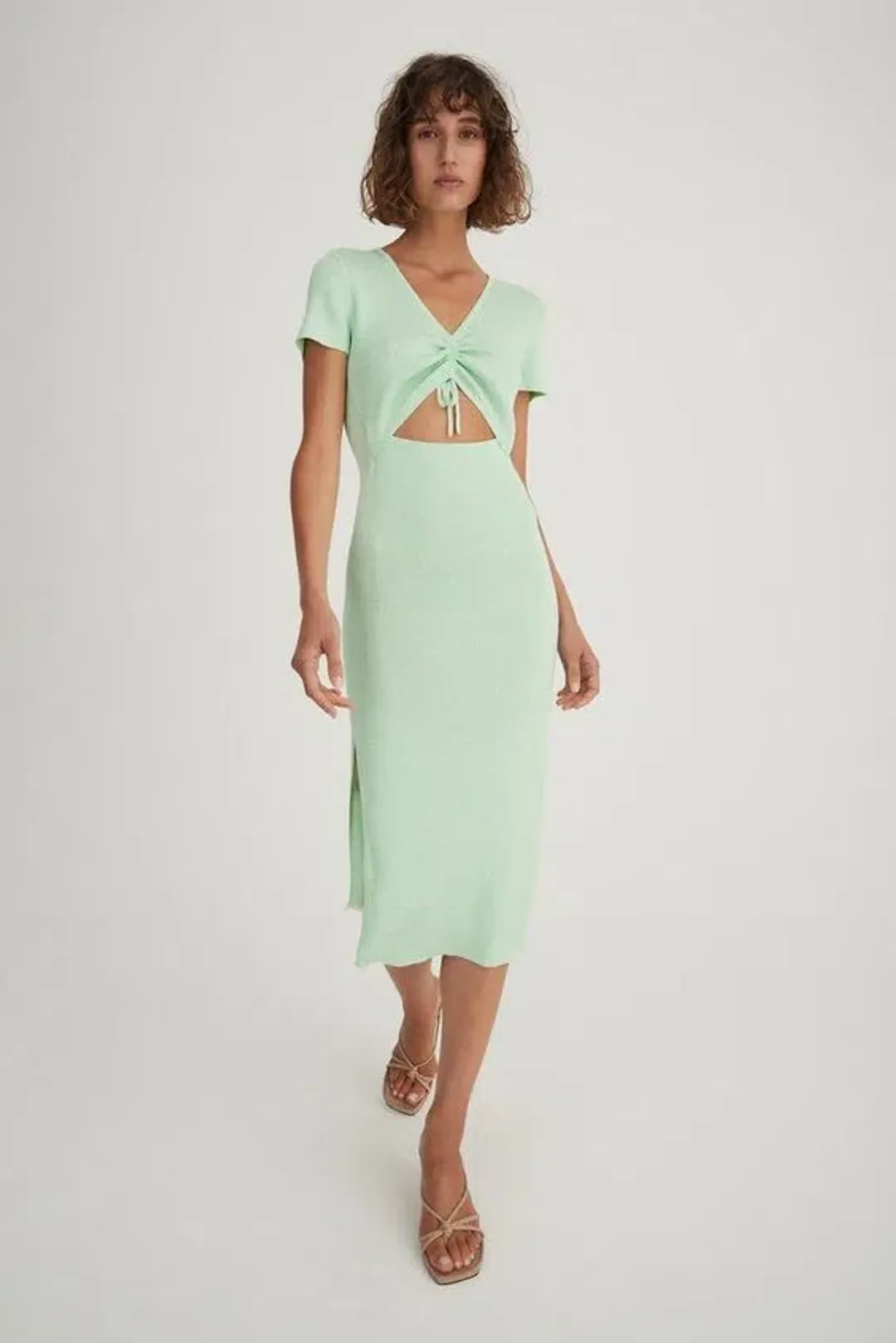 Hansen & Gretel Iggy Dress Green Size 6  for rent on The Volte - main image