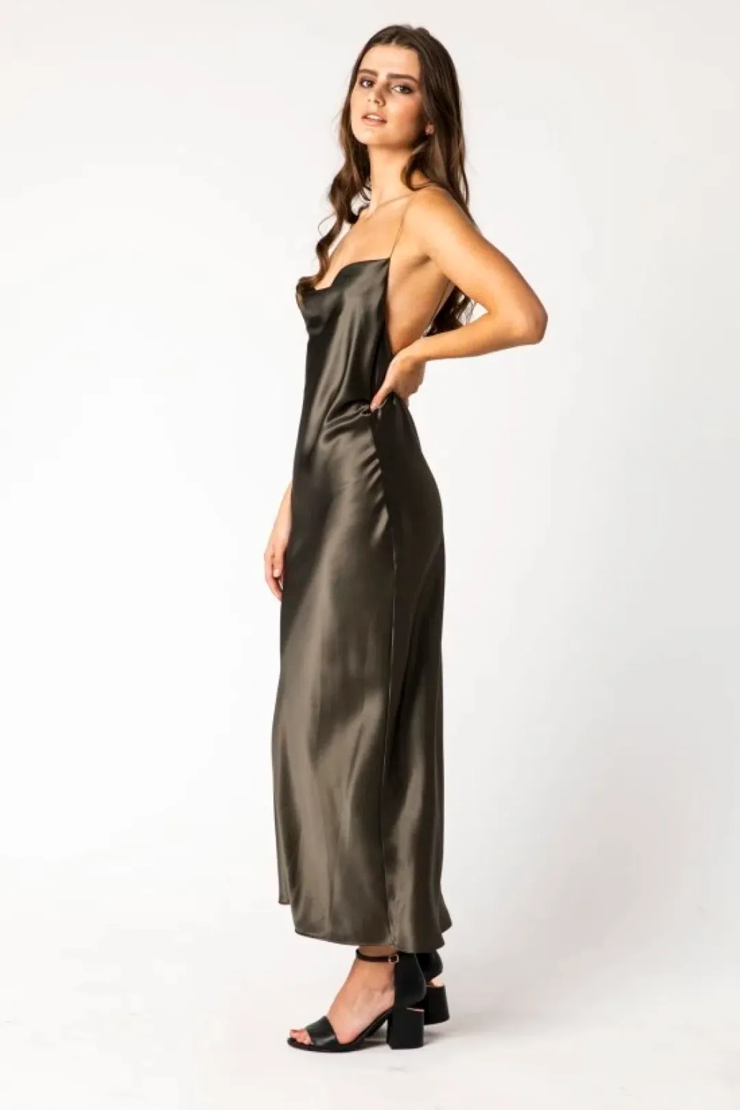 Natalie Rolt Virgo Gown Black Size 8  for rent on The Volte - main image