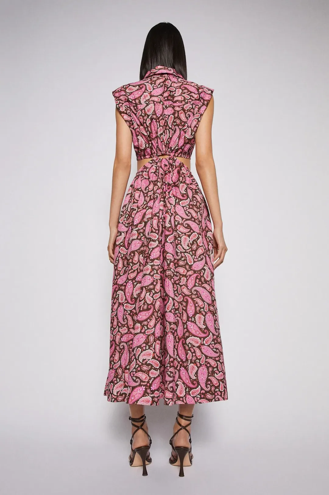 Scanlan Theodore Cotton Paisley Ring Dress Print Size 8  for rent on The Volte - main image