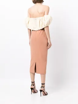 Rachel Gilbert Harley Dress Terracotta/Lemon Size AU 8 for rent on The Volte - image 2