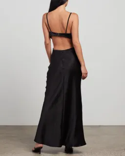 Bec & Bridge Veronique Cut Out Maxi Dress - Black - Size 8 for rent on The Volte - image 7
