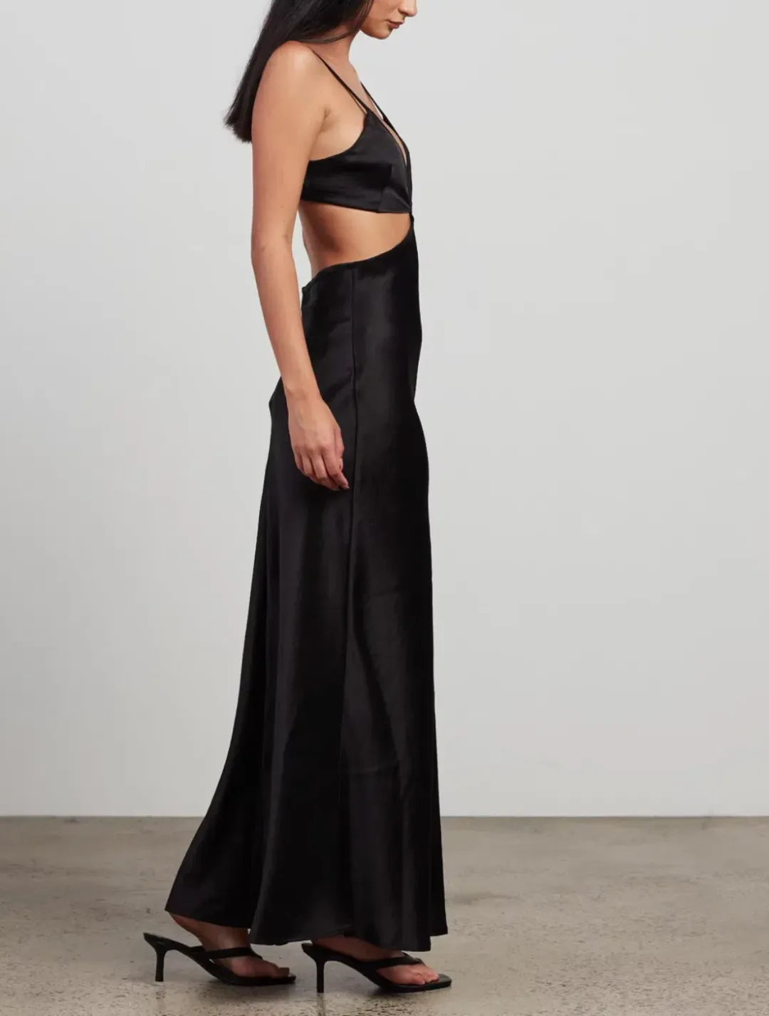 Bec & Bridge Veronique Cut Out Maxi Dress - Black - Size 8 for rent on The Volte - main image