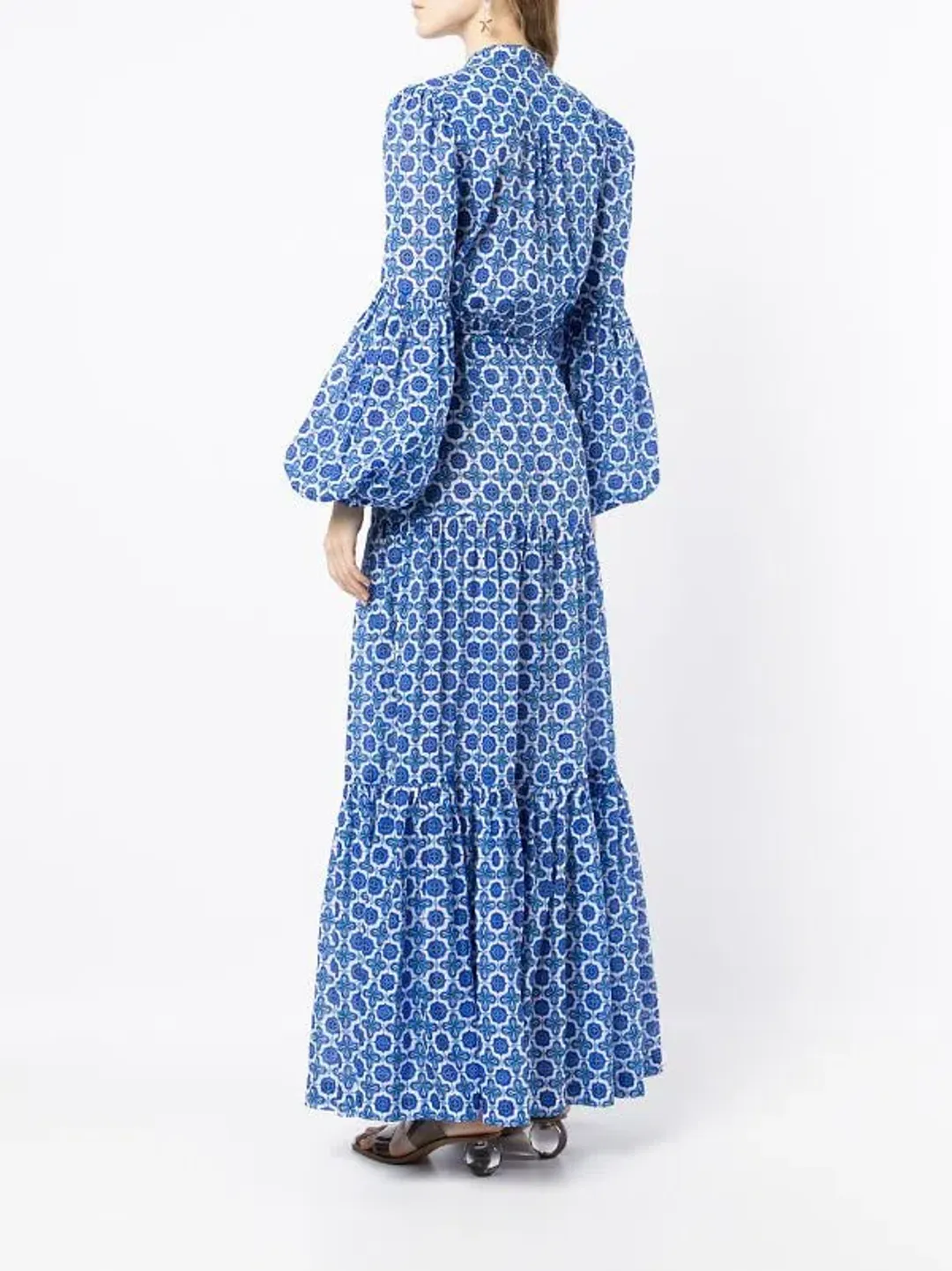 Rebecca Vallance Santorini Kaftan Print Size 8  for rent on The Volte - main image